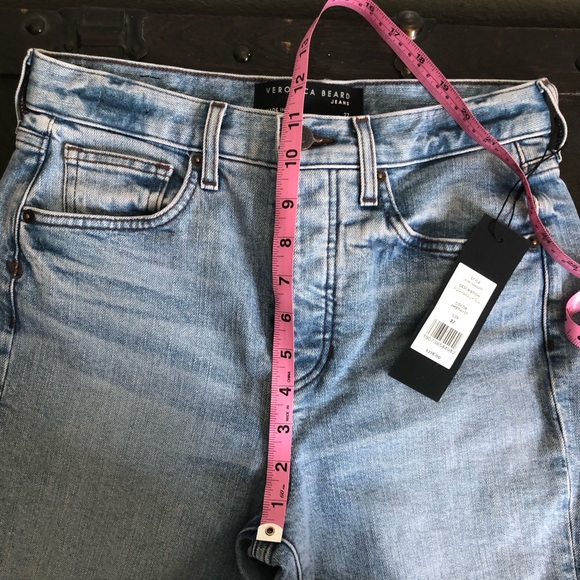 Veronica Beard Ryleigh Slim Straight Leg Jean, Amethyst Wash, Size 27 NWT - Picture 9 of 13